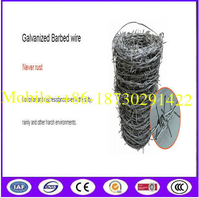 Weight of barbed wire price per roll meter length for sale philippines