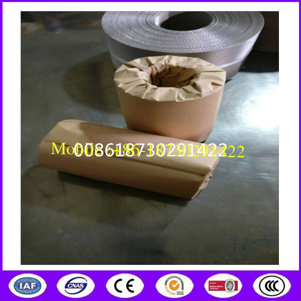 SS304 260mesh 10m/roll 2.1Kg/m2 Reversible Dutch weave mesh FOR SCREEN BELT MESH CHANGER  from China
