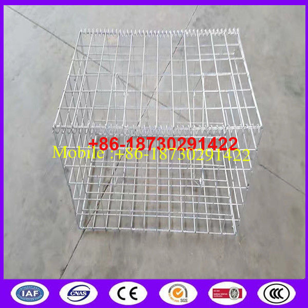 Hot Dipped Galvanized Welded Mesh Gabion For Retaining Wall to construct a rip rap extending from a concrete port