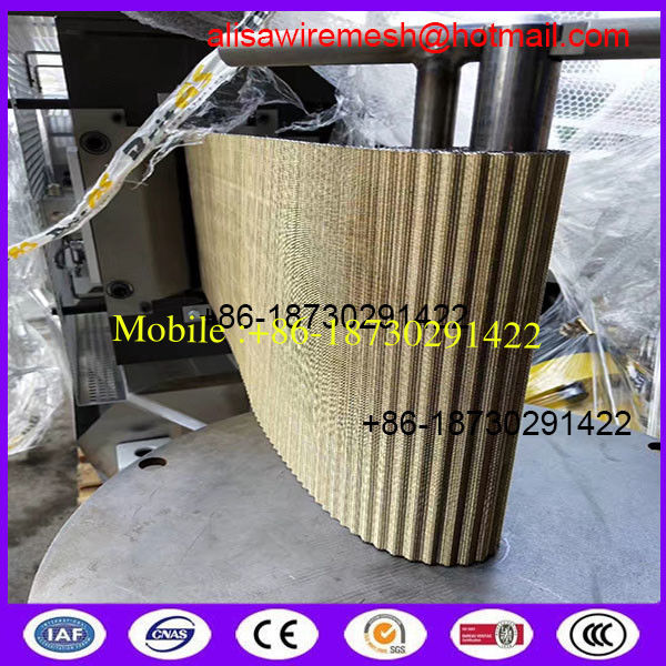 copper clad steel wire Continous filter belt screens for  Italy screen changer machine in plastic industry made in China