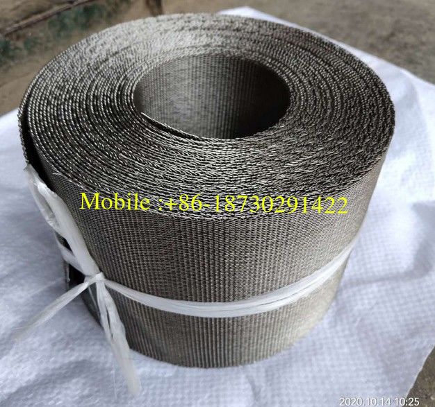 SS 302 130 MESH metal filter mesh band used in non stop Screen Changers
