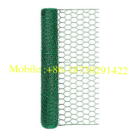 PVC Coated Hexagonal Wire Netting / Chicken Wire Mesh