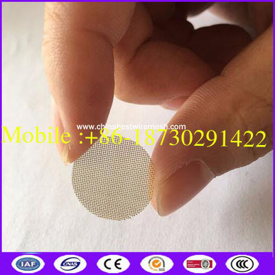 cigarettes stainless steel silver filter screens mesh with round shape from China factory